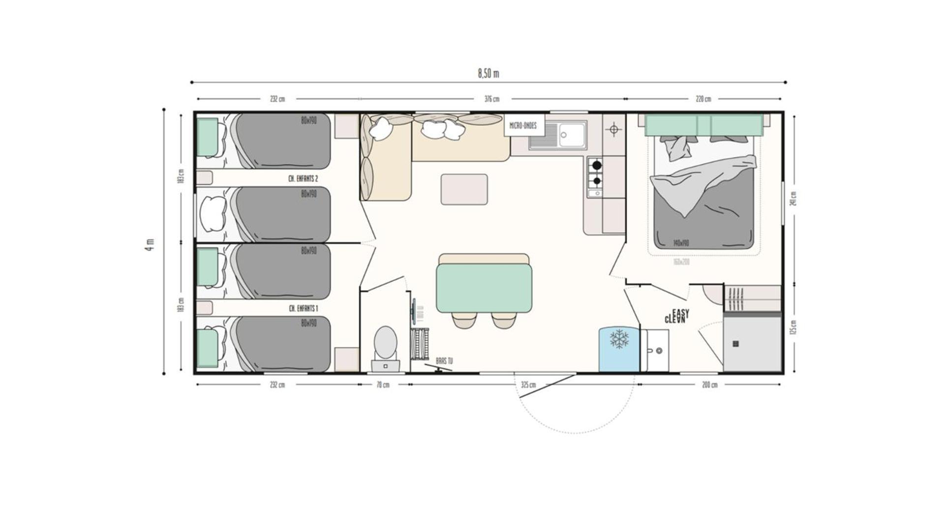 Le Muscat - Bungalow Pour 5 - Tv - Clim Boofzheim 部屋 写真